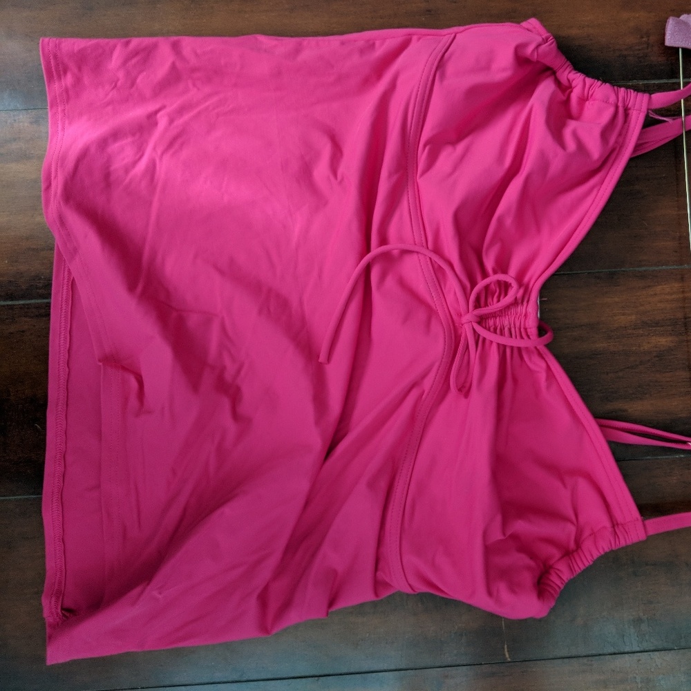 Lands end tankini pink xl or 16